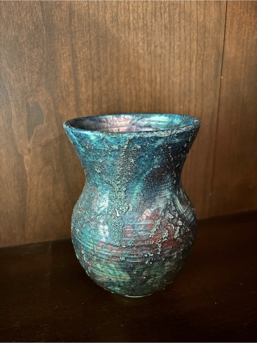 Handcrafted Raku Vase - Picture 2 of 10